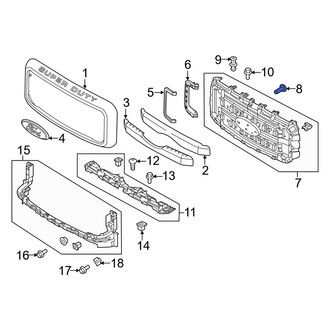 Ford OE - Grille Rivet