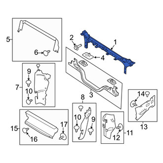 Ford OE - Front Upper Radiator Support Tie Bar