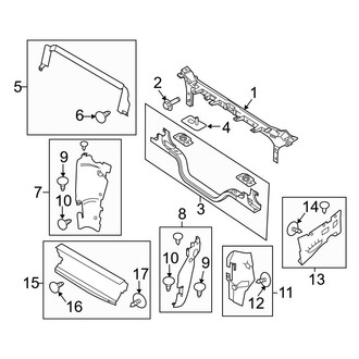 Ford OE - Radiator Support (Crew Cab)