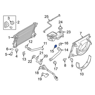 Ford OE - Radiator Coolant Hose Seal