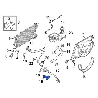 Ford OE - Engine Coolant Pipe