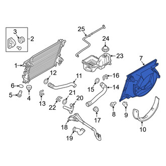 Ford OE - Engine Cooling Fan Shroud