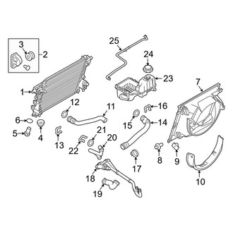 Ford OE - Cooling - Radiator & Components (6.2L)