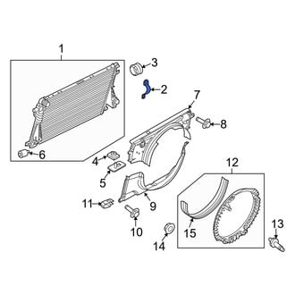 Ford OE - Radiator Mount Bracket