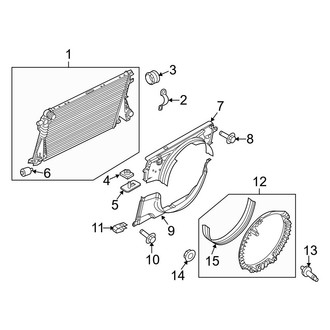 Ford OE - Cooling - Radiator & Components (Main), (6.7L)