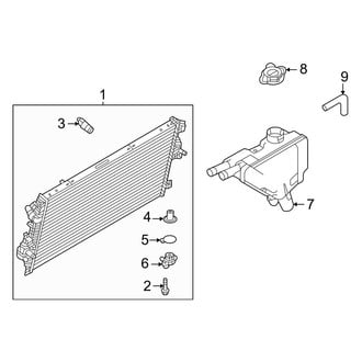 Ford OE - Cooling - Radiator & Components (Auxiliary), (6.7L)