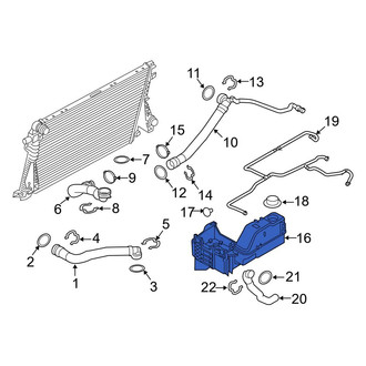 Ford OE - Engine Coolant Reservoir
