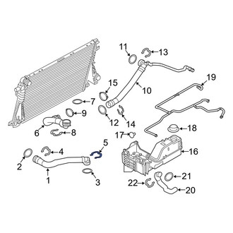 Ford OE - Radiator Coolant Hose Clip