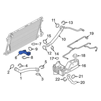 Ford OE - Lower Radiator Coolant Hose
