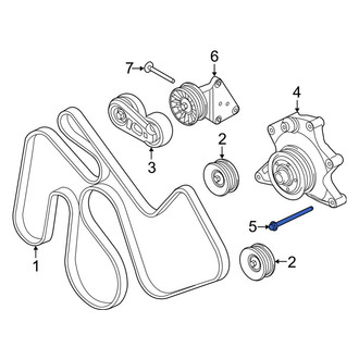 Ford OE - Accessory Drive Belt Idler Pulley Bolt