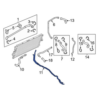 Ford OE - Upper Radiator Coolant Hose