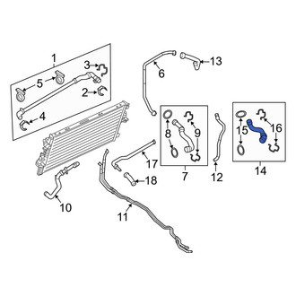 Ford OE - Upper Radiator Coolant Hose