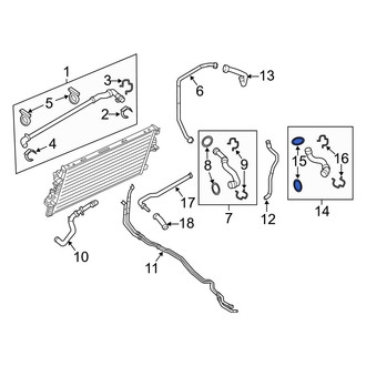 Ford OE - Lower Radiator Coolant Hose O-Ring