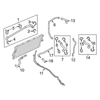 Ford OE - Radiator Coolant Hose C-Clip