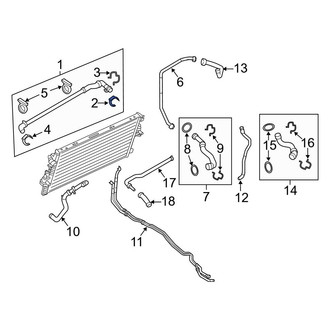 Ford OE - Radiator Coolant Hose Seal