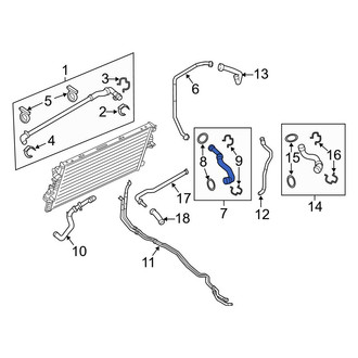 Ford OE - Upper Radiator Coolant Hose