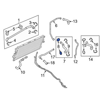 Ford OE - Radiator Coolant Hose Seal