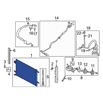 Ford OE - A/C Condenser