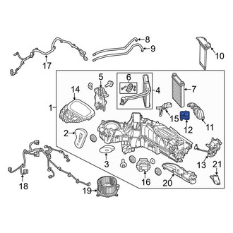 Ford OE - HVAC Blend Door Actuator