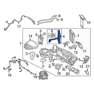 Ford OE - A/C Evaporator Core