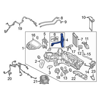 Ford OE - A/C Evaporator Core