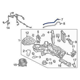 Ford OE - HVAC Heater Hose