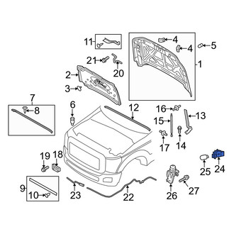 Ford OE - Front Under Hood Light Switch