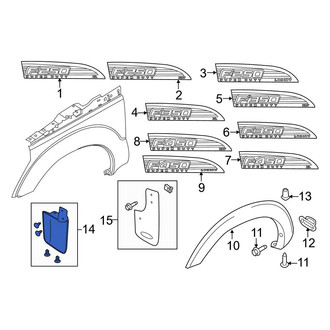 Ford OE - Front Right Mud Flap