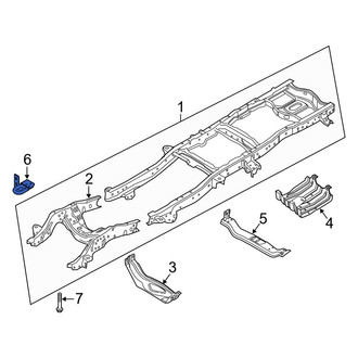 Ford OE - Left Tow Hook
