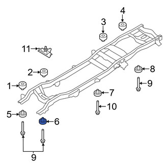 Ford OE - Lower Body Mount Cushion