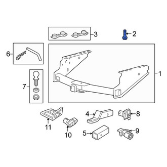 Ford OE - Trailer Hitch Receiver Bolt