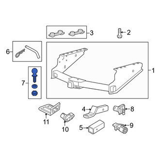 Ford OE - Rear Trailer Hitch Ball