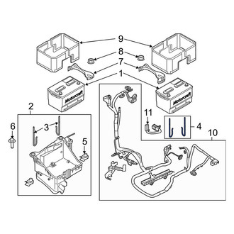Ford OE - Battery Hold Down Bolt