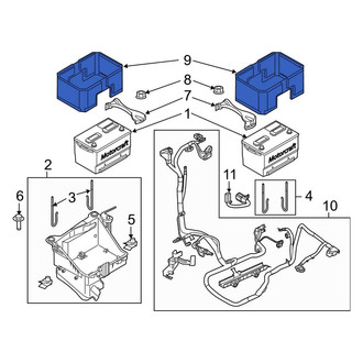 Ford OE - Battery Cover