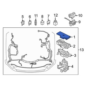 Ford OE - Upper Fuse Box Cover