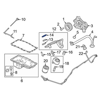 Ford OE - Engine Oil Filter Adapter Gasket