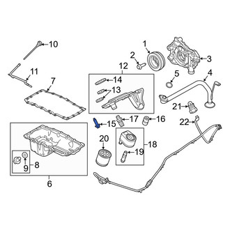 Ford OE - Engine Oil Filter Adapter Bolt