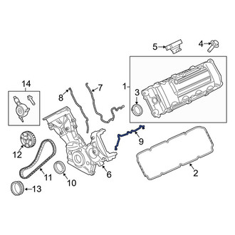 Ford OE - Left Engine Timing Cover Gasket