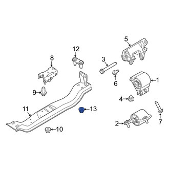 Ford OE - Suspension Trailing Arm Nut