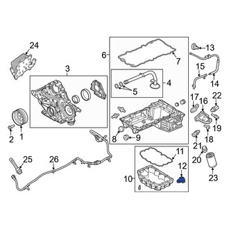 Ford OE - Engine Oil Drain Plug