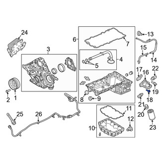 Ford OE - Engine Air Intake Hose Bolt