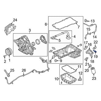 Ford OE - Engine Oil Filter Adapter Stud