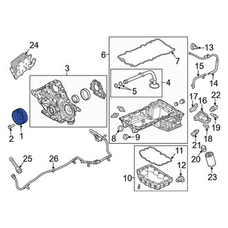 Ford OE - Engine Crankshaft Pulley