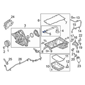 Ford OE - Engine Oil Pump Pickup Tube Gasket