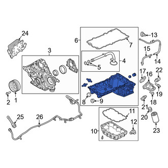 Ford OE - Upper Engine Oil Pan