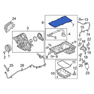 Ford OE - Engine Oil Pan Gasket