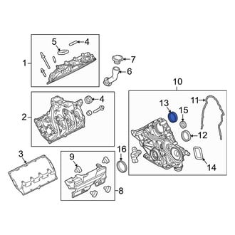 Ford OE - Left Engine Timing Cover Gasket
