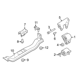 Ford OE - Engine & Transmission Mounting (Crew Cab)