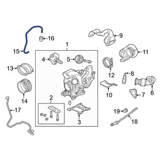 Ford OE - Turbocharger Oil Line