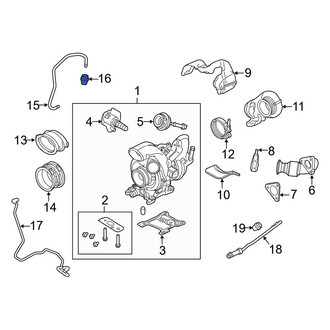 Ford OE - Turbocharger Oil Line Adapter